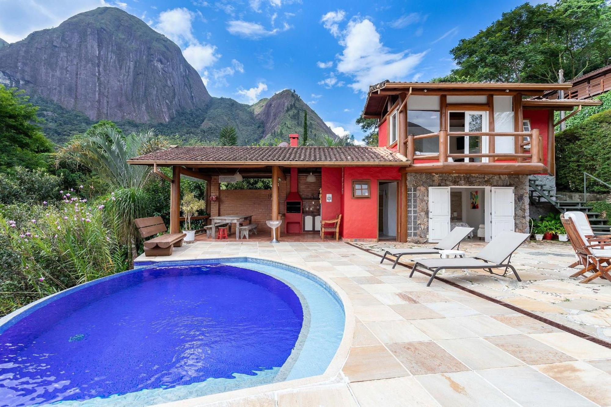 Casa Maria Comprida Araras, serviço incluído, 5 quartos, piscina e área gourmet Petropolis (Rio de Janeiro) Exterior foto